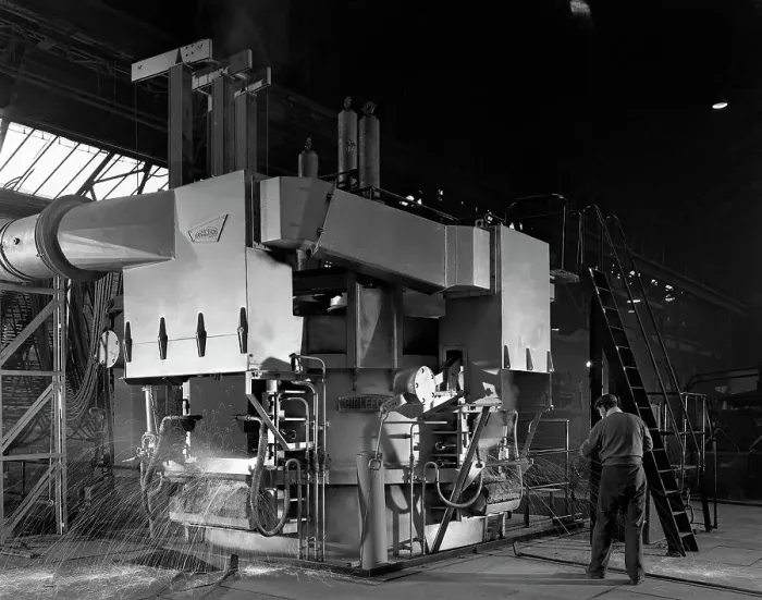 Framed Print : Arc furnace in operation, Sheffield, South Yorkshire, 1964. Artist: Michael Walters Framed Print : Arc furnace in operation, Sheffield, South Yorkshire, 1964. Artist: Michael Walters
