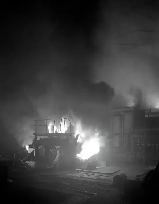 Framed Print : Arc furnace in a steelworks, Sheffield, South Yorkshire, 1964. Artist: Michael Walters Framed Print : Arc furnace in a steelworks, Sheffield, South Yorkshire, 1964. Artist: Michael Walters
