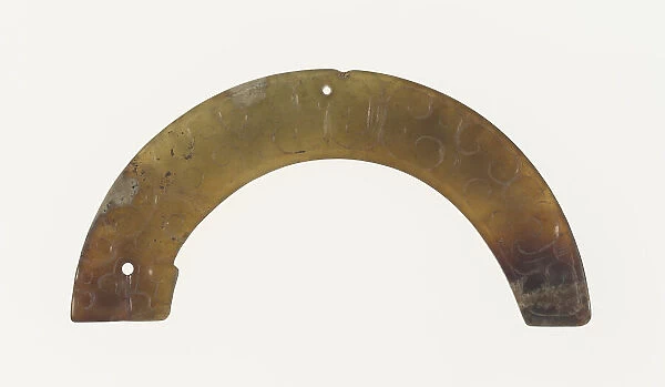 Arc-shaped Pendant, Eastern Zhou dynasty, c. 770-256 B. C. c. 5th century B. C