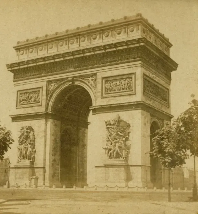 Framed Print : Arc de Triomphe de l Etoile. Creator: Unknown Framed Print : Arc de Triomphe de l Etoile. Creator: Unknown