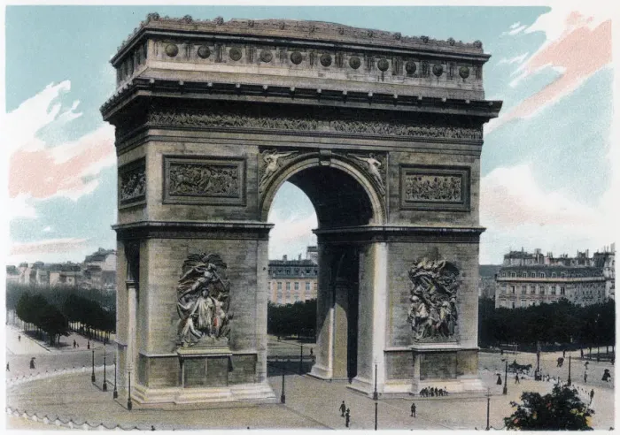 Framed Print : Arc de Triomphe, Paris, c1900 Framed Print : Arc de Triomphe, Paris, c1900