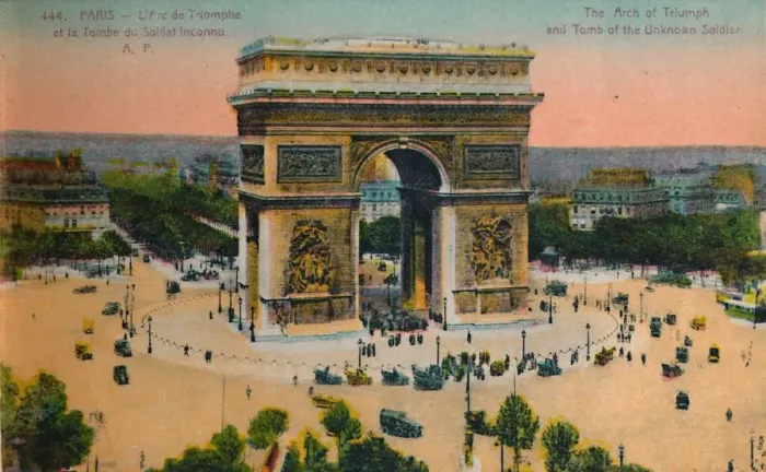 Framed Print : The Arc de Triomphe and Tomb of the Unknown Soldier, Paris, c1920 Framed Print : The Arc de Triomphe and Tomb of the Unknown Soldier, Paris, c1920