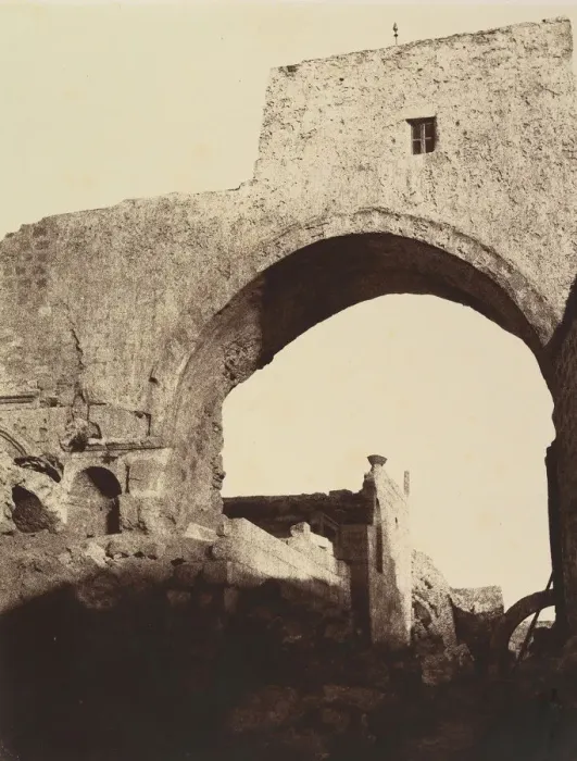 Framed Print : Arcade de l Ecce Homo. Ponce Pilate presente Jesus au Peuple, 1860 or later Framed Print : Arcade de l Ecce Homo. Ponce Pilate presente Jesus au Peuple, 1860 or later