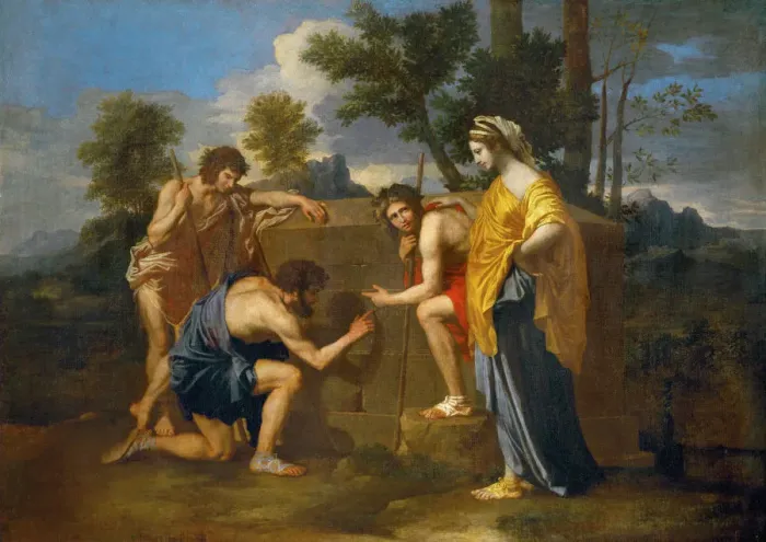 Framed Print : The Arcadian Shepherds (Et in Arcadia ego), ca 1638 Framed Print : The Arcadian Shepherds (Et in Arcadia ego), ca 1638