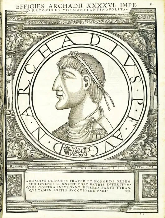Framed Print : Arcadius (d. 408 AD), 1559 Framed Print : Arcadius (d. 408 AD), 1559