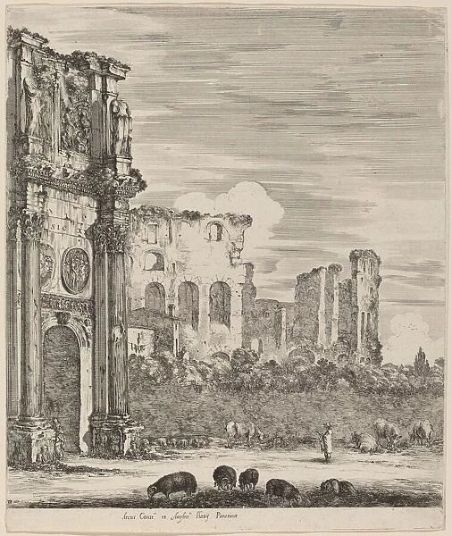 Arch of Constantine, 1656. Creator: Stefano della Bella