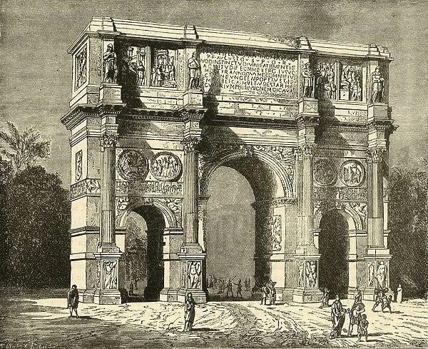 Arch of Constantine, 1890. Creator: Unknown