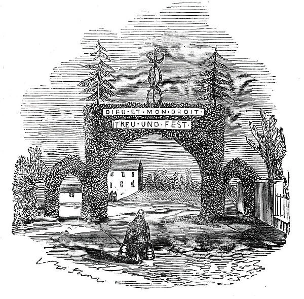 Arch at Coupar Angus, 1844. Creator: Unknown