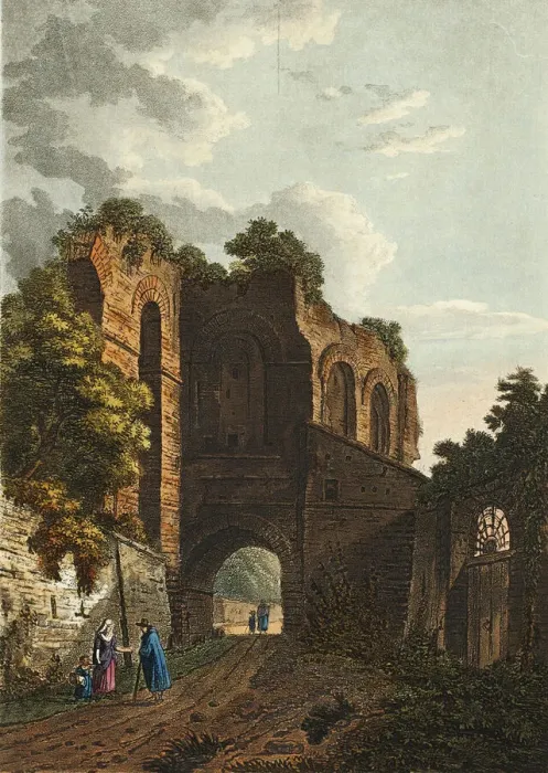 Framed Print : The Arch of Dolabella, plate thirty-five from the Ruins from the Rome Framed Print : The Arch of Dolabella, plate thirty-five from the Ruins from the Rome
