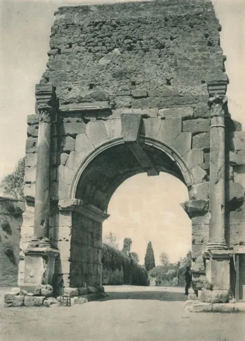 Framed Print : The Arch of Drusus, Rome, c1926 (1927). Artist: Eugen Poppel Framed Print : The Arch of Drusus, Rome, c1926 (1927). Artist: Eugen Poppel
