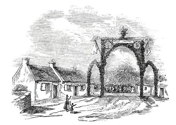 Arch near Burns cottage, 1844. Creator: Unknown
