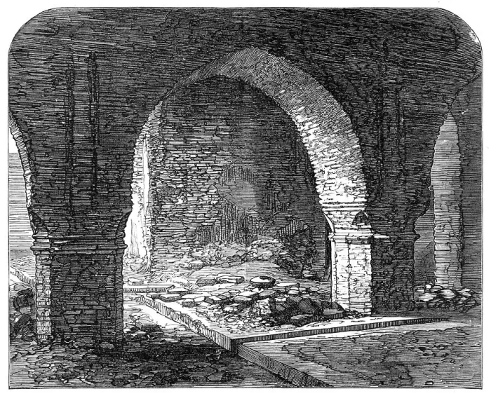 Framed Print : Arch in the Old Fort, Calcutta, 1869. Creator: Unknown Framed Print : Arch in the Old Fort, Calcutta, 1869. Creator: Unknown