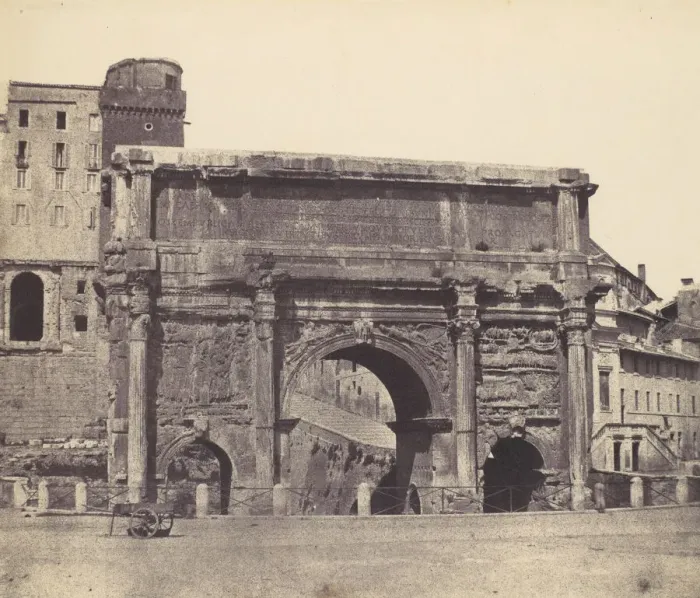 Framed Print : Arch of Septimius Severus, Rome, 1850s. Creator: Unknown