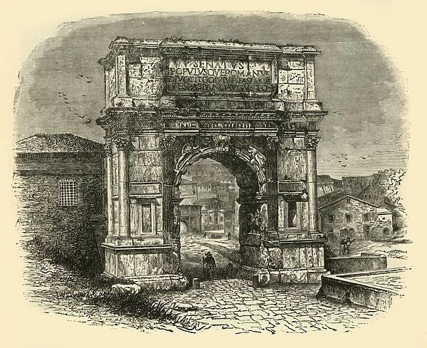 The Arch of Titus, Rome, 1890. Creator: Unknown