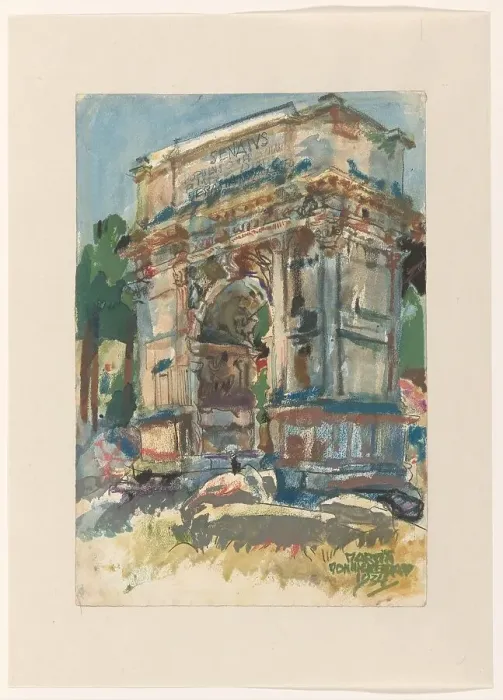 Framed Print : Arch of Titus, Rome, 1934. Creator: Martin Monnickendam Framed Print : Arch of Titus, Rome, 1934. Creator: Martin Monnickendam