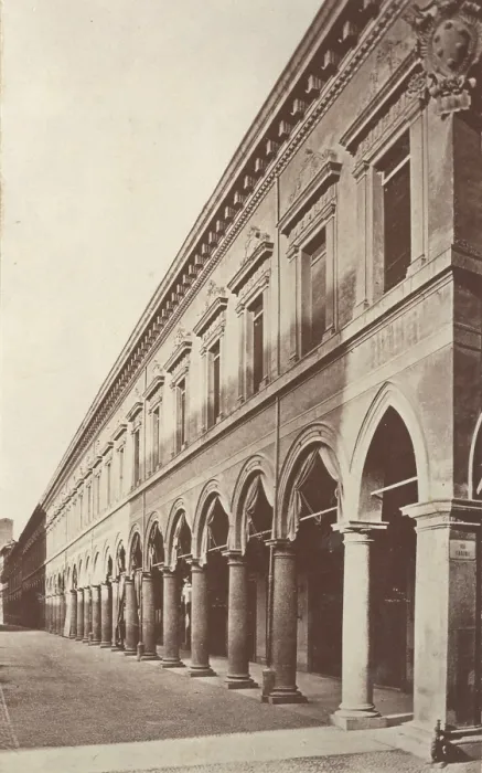 Framed Print : Archaeological Civic Museum facade, Bologna, between 1880-1886. Creator: Giorgio Sommer Framed Print : Archaeological Civic Museum facade, Bologna, between 1880-1886. Creator: Giorgio Sommer
