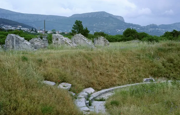 Framed Print : Archaeological ruins, ancient city of Salona, Solin, Coatia, 2018. Creator: Unknown Framed Print : Archaeological ruins, ancient city of Salona, Solin, Coatia, 2018. Creator: Unknown