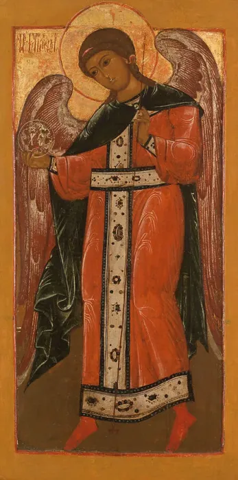 Framed Print : Archangel Gabriel, between 1650 and 1700. Creator: Russian School
