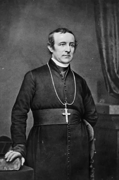 Framed Print : Archbishop John Hughes, between 1855 and 1865. Creator: Unknown Framed Print : Archbishop John Hughes, between 1855 and 1865. Creator: Unknown