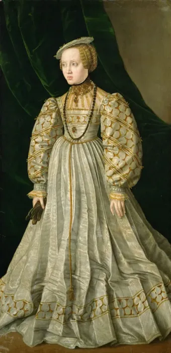 Framed Print : Archduchess Anna of Austria (1528-1590), daughter of Emperor Ferdinand I, ca 1545. Artist: Seisenegger, Jakob (1505-1567) Framed Print : Archduchess Anna of Austria (1528-1590), daughter of Emperor Ferdinand I, ca 1545. Artist: Seisenegger, Jakob (1505-1567)