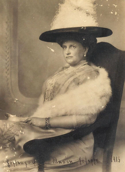 Archduchess Maria Josepha of Austria (1867-1944), Princess of Saxony, 1913. Creator: Anonymous