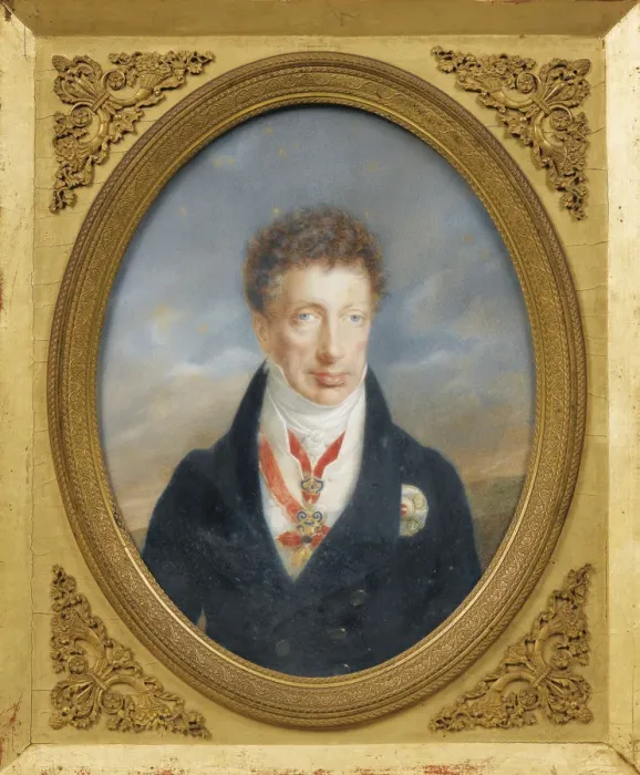 Framed Print : Archduke Charles of Austria (1771-1847), Duke of Teschen, c. 1823. Artist: Lieder, Friedrich Johan Gottlieb (1780-1859) Framed Print : Archduke Charles of Austria (1771-1847), Duke of Teschen, c. 1823. Artist: Lieder, Friedrich Johan Gottlieb (1780-1859)