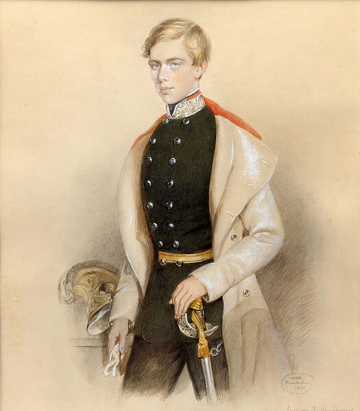 Archduke Ferdinand Maximilian of Austria (1832-1867), 1850. Creator: Hüttenbrenner