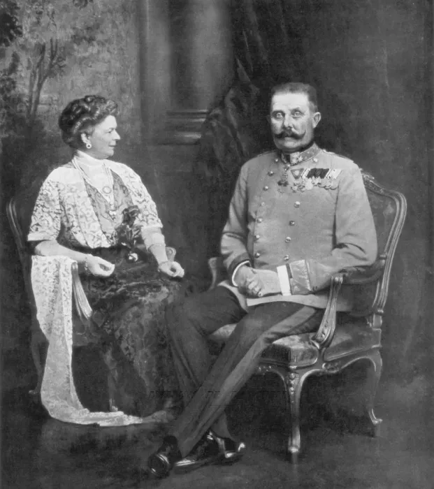 Framed Print : Archduke Franz Ferdinand of Austria and the Sophie, Duchess of Hohenberg, 1914, (1926) Framed Print : Archduke Franz Ferdinand of Austria and the Sophie, Duchess of Hohenberg, 1914, (1926)