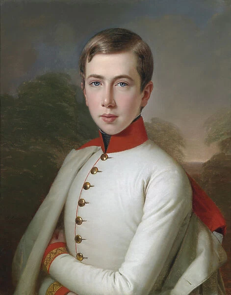 Archduke Karl Ludwig of Austria (1833-1896) at the age of 15, 1848