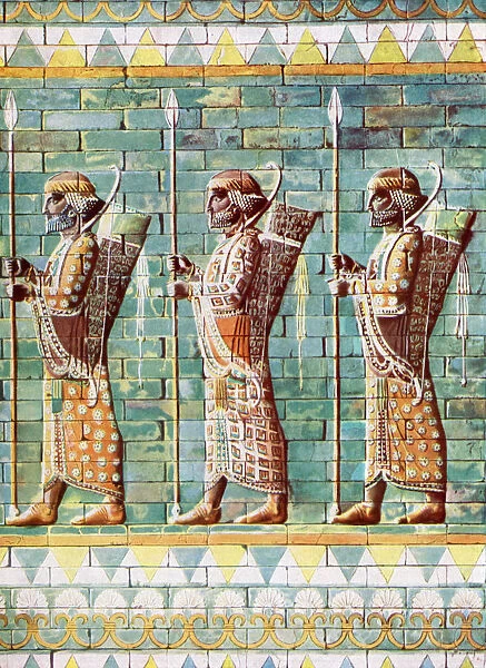 The archers of Kiing Darius, Susa, Iran, 1933-1934