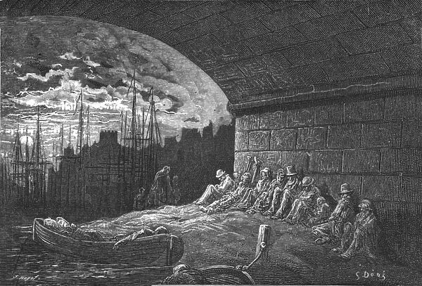 Under the Arches, 1872. Creator: Gustave Doré