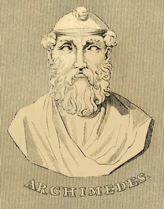Framed Print : Archimedes, (c287-212 BC), 1830. Creator: Unknown Framed Print : Archimedes, (c287-212 BC), 1830. Creator: Unknown