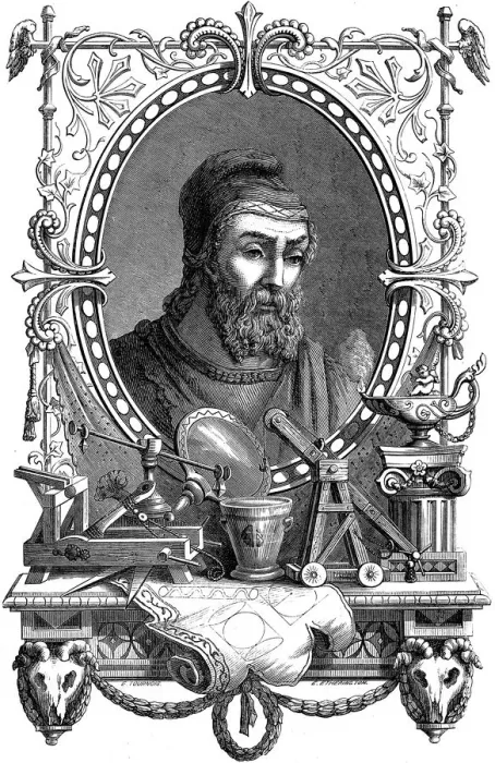 Framed Print : Archimedes (c287-212 BC), Ancient Greek mathematician and inventor, 1866 Framed Print : Archimedes (c287-212 BC), Ancient Greek mathematician and inventor, 1866