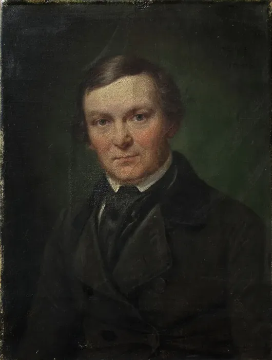 Framed Print : The Architect Gottlieb Bindesboll, 1844. Creator: Wilhelm Marstrand Framed Print : The Architect Gottlieb Bindesboll, 1844. Creator: Wilhelm Marstrand