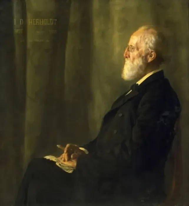 Framed Print : The Architect J.D. Herholdt, 1896. Creator: Julius Paulsen Framed Print : The Architect J.D. Herholdt, 1896. Creator: Julius Paulsen