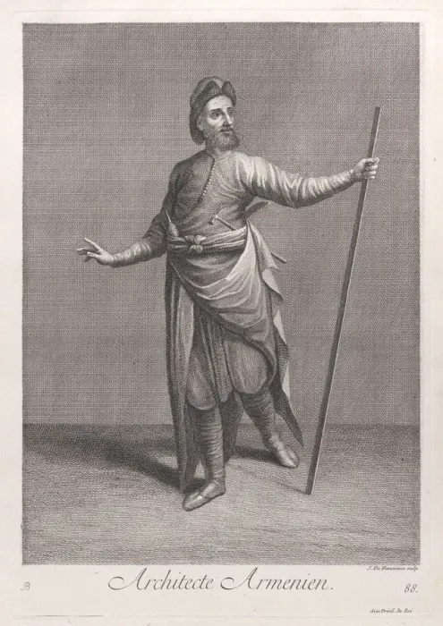 Framed Print : Architecte Armenien, 1714-15. Creator: Unknown Framed Print : Architecte Armenien, 1714-15. Creator: Unknown