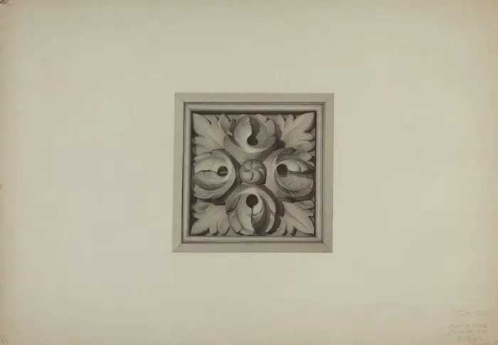 Framed Print : Architectural Detail, 1939. Creator: Robert Pohle