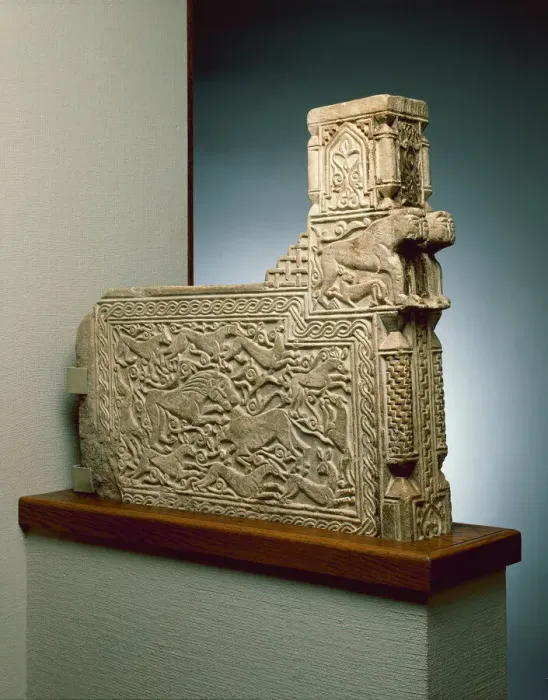 Framed Print : Architectural Fragment, Ilkhanid dynasty (1256-1353), 13th century. Creator: Unknown Framed Print : Architectural Fragment, Ilkhanid dynasty (1256-1353), 13th century. Creator: Unknown