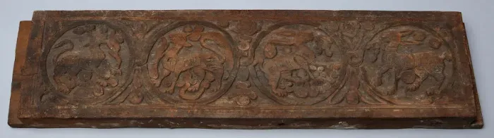 Framed Print : Architectural Fragment with Relief Carving, 5th-6th century. Creator: Unknown Framed Print : Architectural Fragment with Relief Carving, 5th-6th century. Creator: Unknown