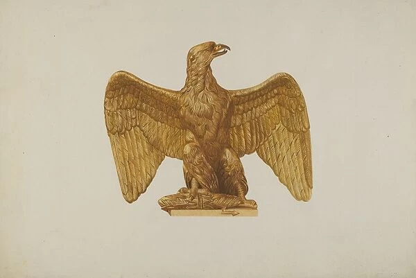 Architectural Ornament (Eagle), 1935  /  1942. Creator: Robert Pohle