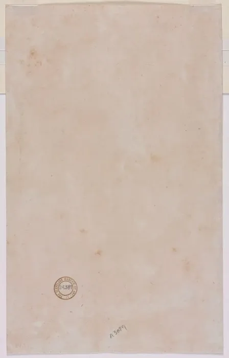 Framed Print : Architectural Plan (verso), mid 1500s. Creator: Luzio Romano (Italian, active 1528-75) Framed Print : Architectural Plan (verso), mid 1500s. Creator: Luzio Romano (Italian, active 1528-75)