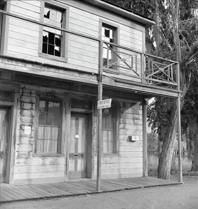 Framed Print : Architectural survivals, Clayton, California, 1938. Creator: Dorothea Lange Framed Print : Architectural survivals, Clayton, California, 1938. Creator: Dorothea Lange