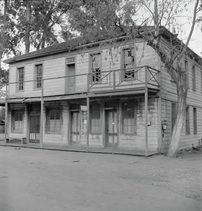 Framed Print : Architectural survivals, Clayton, California, 1938. Creator: Dorothea Lange Framed Print : Architectural survivals, Clayton, California, 1938. Creator: Dorothea Lange