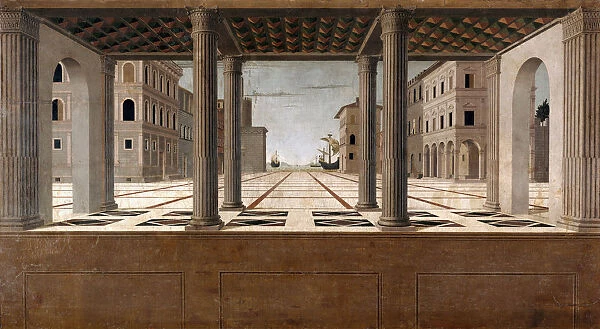 Architectural Veduta, c. 1490. Artist: Giorgio Martini, Francesco di (1439-1501)