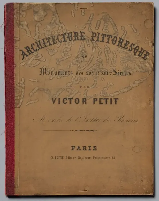 Framed Print : Architecture Pittoresque ou Monuments des XVeme. Et XVIeme. Siecles: Chateaux De France des XV Framed Print : Architecture Pittoresque ou Monuments des XVeme. Et XVIeme. Siecles: Chateaux De France des XV
