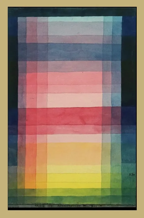 Framed Print : Architecture of the Plain, 1923. Creator: Klee, Paul (1879-1940) Framed Print : Architecture of the Plain, 1923. Creator: Klee, Paul (1879-1940)