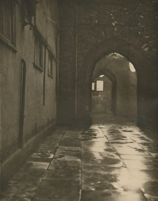 Framed Print : Archway to the Abbots Court at Westminster Abbey, c1935. Creator: Paterson