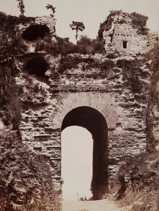 Framed Print : Arco Felice, Pozzuoli - Cuma, between 1880-1890. Creator: Giorgio Sommer Framed Print : Arco Felice, Pozzuoli - Cuma, between 1880-1890. Creator: Giorgio Sommer