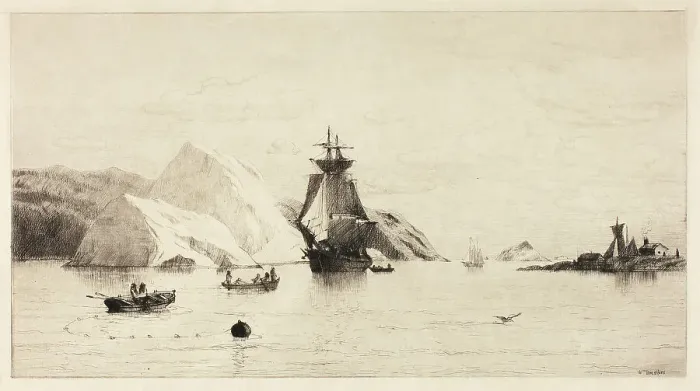 Framed Print : Arctic Seascape, n.d. Creator: William Bradford Framed Print : Arctic Seascape, n.d. Creator: William Bradford