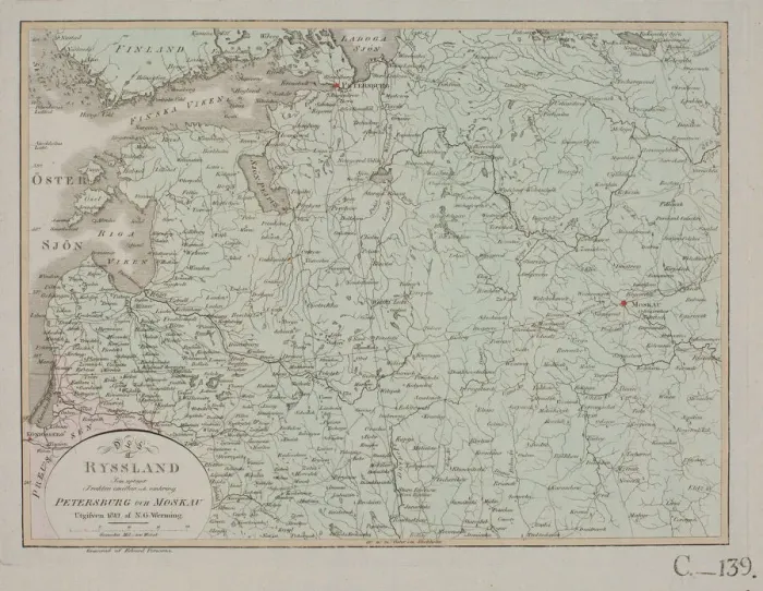 Framed Print : The area between Petersburg and Moscow in Russia, 1812 Framed Print : The area between Petersburg and Moscow in Russia, 1812